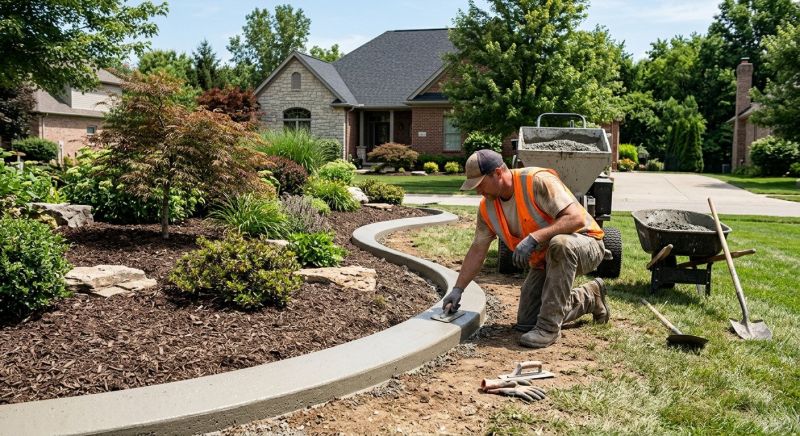 Cement Curbing Installation in Citrus County, FL