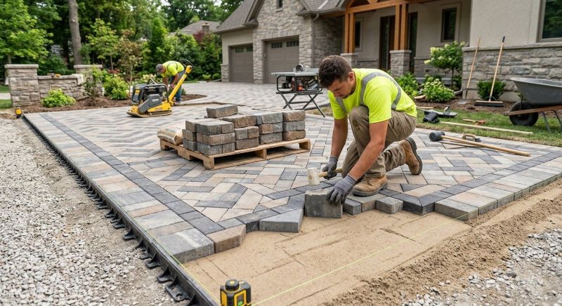 Concrete Pavers Installation in Boston, MA
