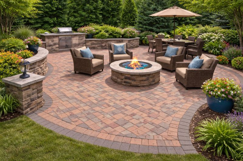 Patio Brick Installation in West Hartford, CT